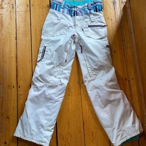Women’s XS Ski/Snowboard Pants. Firefly.